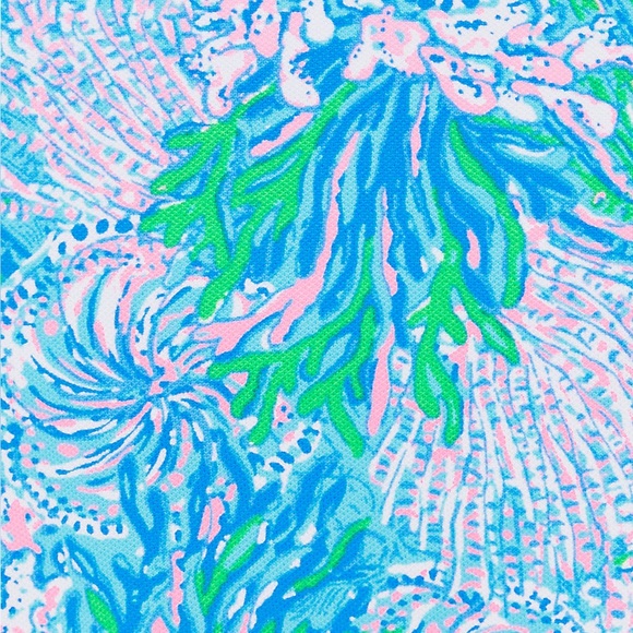 Lilly Pulitzer Luxletic Zadora Skort Las Olas Aqua Strong Current Sea Size XL - Picture 8 of 10
